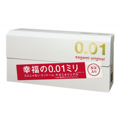Японские презервативы Sagami Original 001 мм, 5 шт: купить в Москве по ...